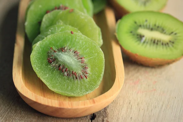 Gustoase uscate kiwi dulce — Fotografie, imagine de stoc