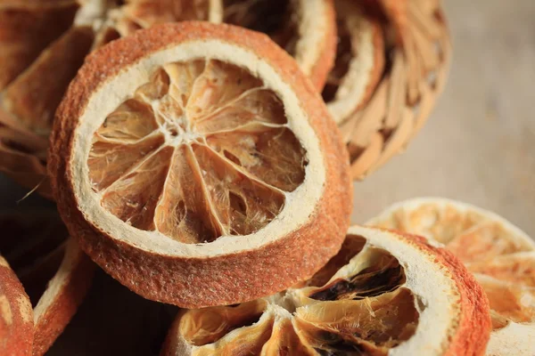 A pile dried oranges — Stock Photo, Image