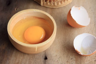 yumurta sarısı ve taze