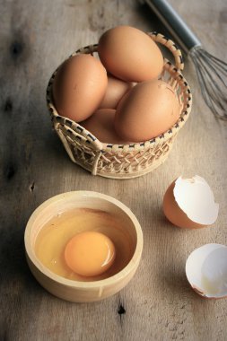 yumurta sarısı ve taze