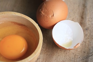 yumurta sarısı ve taze