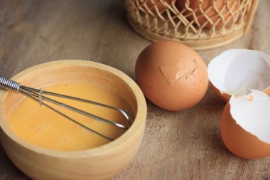 yumurta sarısı ve taze