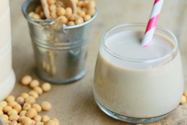 Soya sütü soya ile