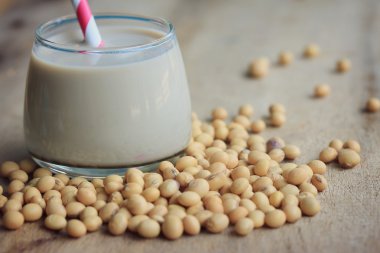 Soya sütü soya ile