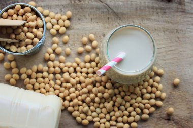 Soya sütü soya ile