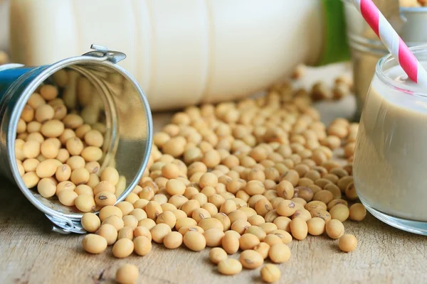 Soya sütü soya ile