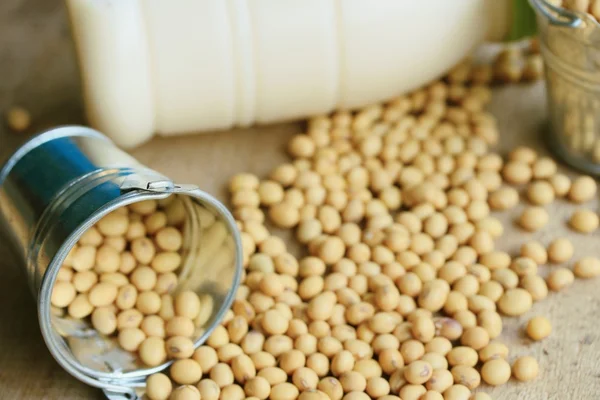 Soya sütü soya ile