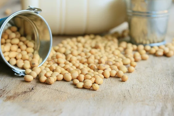 Soya sütü soya ile