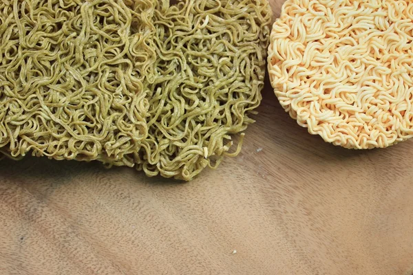 Heap dried instant noodles — Stock Photo, Image