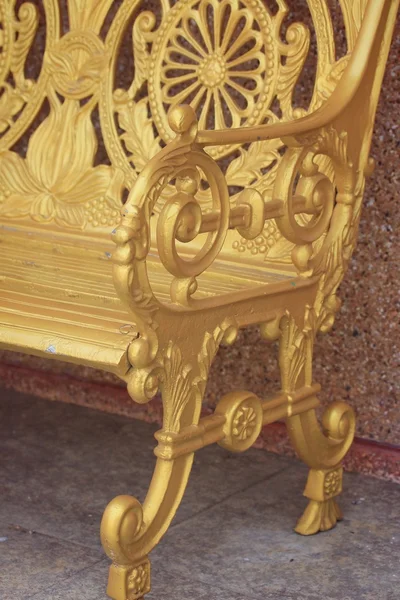 Altın sandalye beautyful — Stok fotoğraf