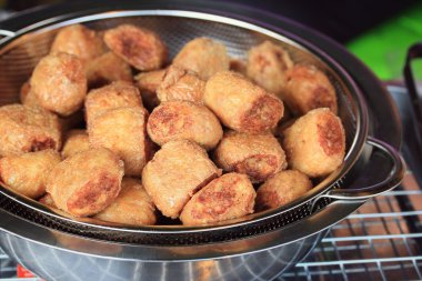 Kabuk Yengeç pazarda rulo