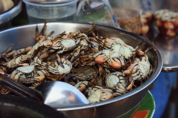 Caranguejo salgado no mercado — Fotografia de Stock