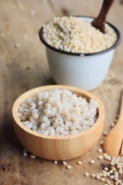 pişmiş lezzetli pirinç arpa