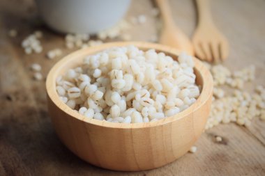 pişmiş lezzetli pirinç arpa