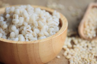 pişmiş lezzetli pirinç arpa