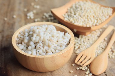 pişmiş lezzetli pirinç arpa