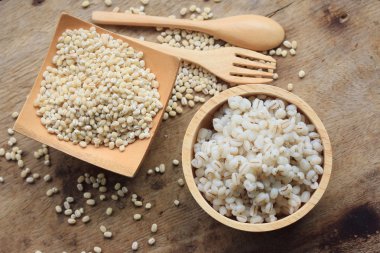 pişmiş lezzetli pirinç arpa