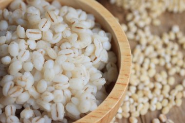 pişmiş lezzetli pirinç arpa