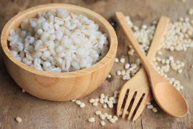 pişmiş lezzetli pirinç arpa