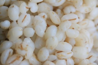 pişmiş lezzetli pirinç arpa