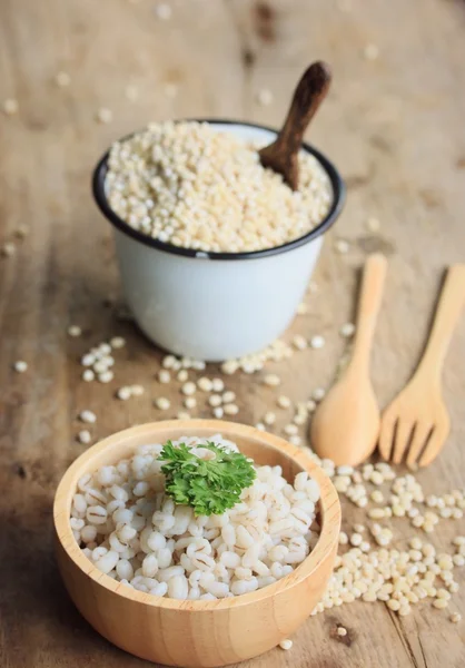 맛 있는 쌀 보 리 요리 — 스톡 사진