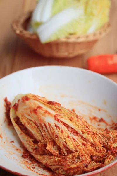 Kimchi col - comida coreana — Foto de Stock