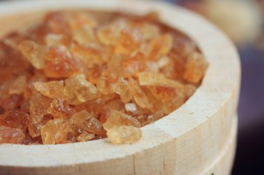 Organik kahverengi şeker kamışı