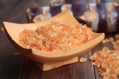 Organik kahverengi şeker kamışı