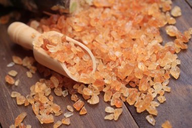 Organik kahverengi şeker kamışı