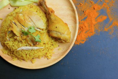 Tavuk biryani pirinç