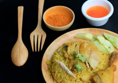 Tavuk biryani pirinç