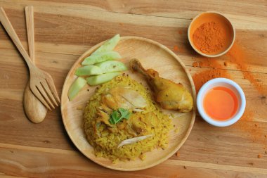 Tavuk biryani pirinç