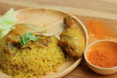 Tavuk biryani pirinç