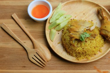 Tavuk biryani pirinç