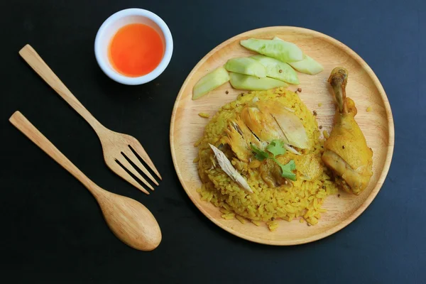 Ayam biryani dengan nasi — Stok Foto