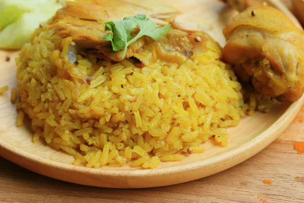 Tavuk biryani pirinç — Stok fotoğraf