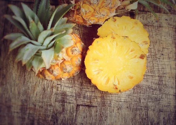 Fresh pineapple sweet fruit — Stock Photo, Image