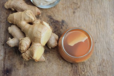 soya peyniri ve taze zencefil