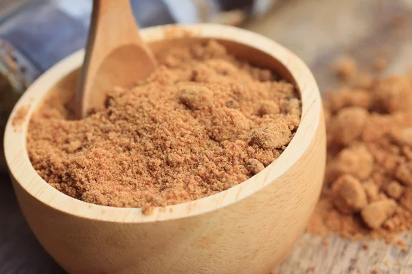 Organic brown sugar sweet — Stock Photo, Image