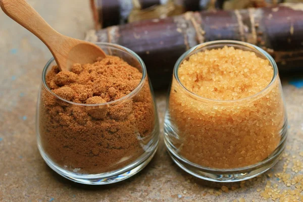 Organic brown sugar sweet — Stock Photo, Image