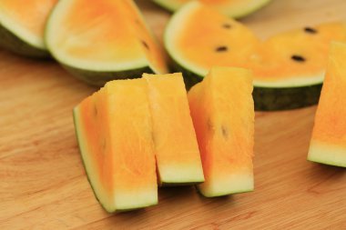 Lezzetli tatlı karpuz dilimi