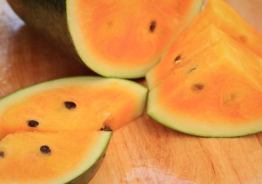 Lezzetli tatlı karpuz dilimi