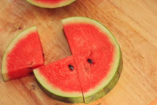 Savoureux tranche de pastèques sucrées — Photo