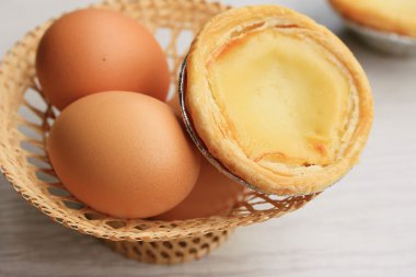 lezzetli ile yumurta tart