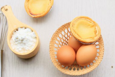 lezzetli ile yumurta tart