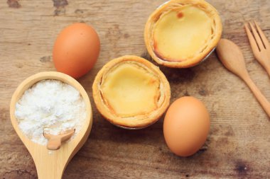 lezzetli ile yumurta tart