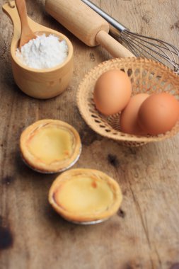 lezzetli ile yumurta tart