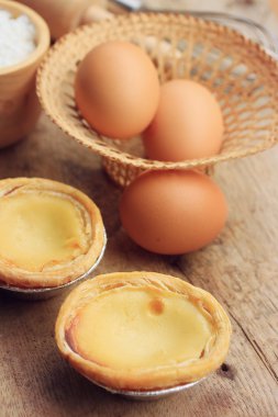 lezzetli ile yumurta tart