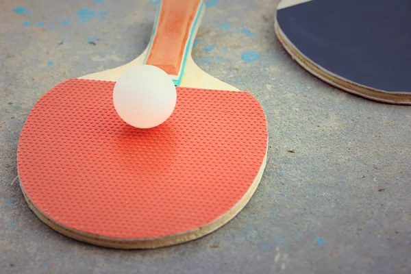 Tennis da tavolo o ping-pong — Foto Stock