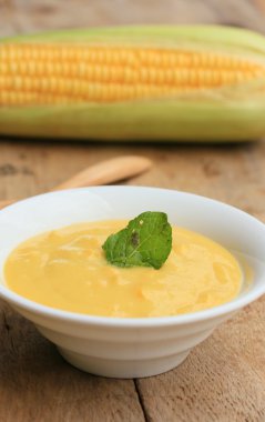 Taze Mısır çorbası